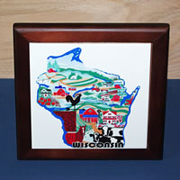 frame cherry with tile